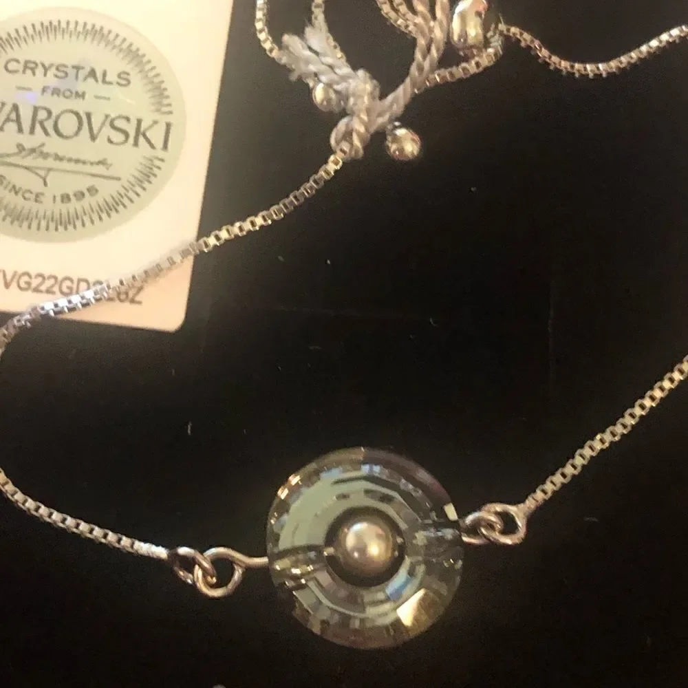 Swarovski authentic Crystals White Rhodium plated